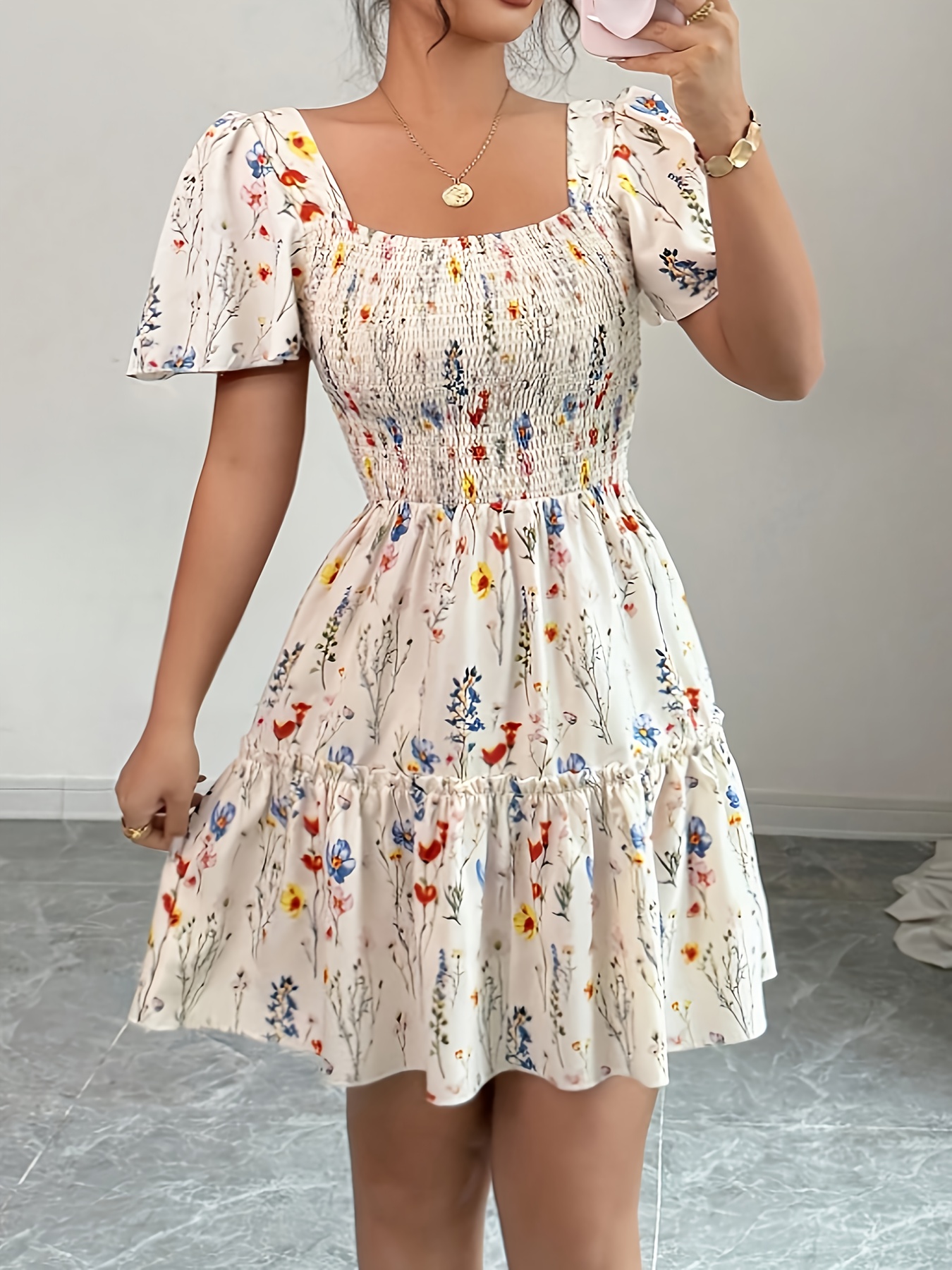 chinese dress ladies Ladies Lace Up Elegant Sexy Crew Neck Dress Short Sleeves Knee-Length  Casual Comfortable Dress Black S at Amazon Women's Clothing store