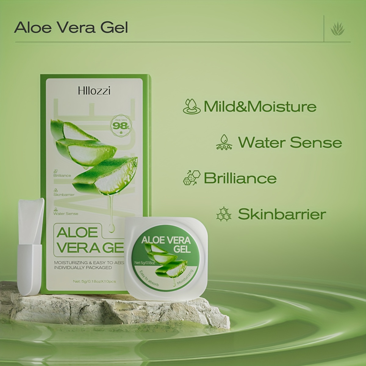 aloe vera gel jelly mask face body 98 vera gel - Temu