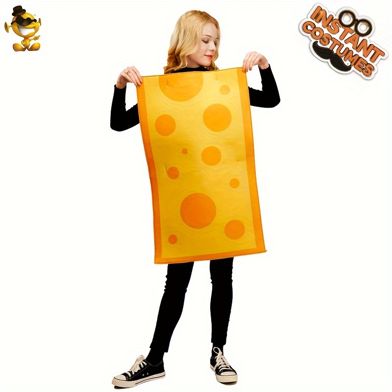 Halloween Cheese Costume, Women Role Play Party Food Costume For Adult ...