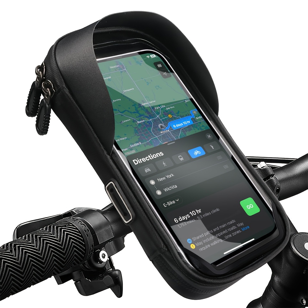 Sacoche De Cadre De Vélo étanche - Pour Téléphone Portable - Cyclisme - Neuf