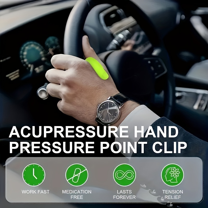 acupressure clip for migraine and tension   thumb massage for   and   lightweight tool sturdy construction durable plastic point tool office workers Product details 1