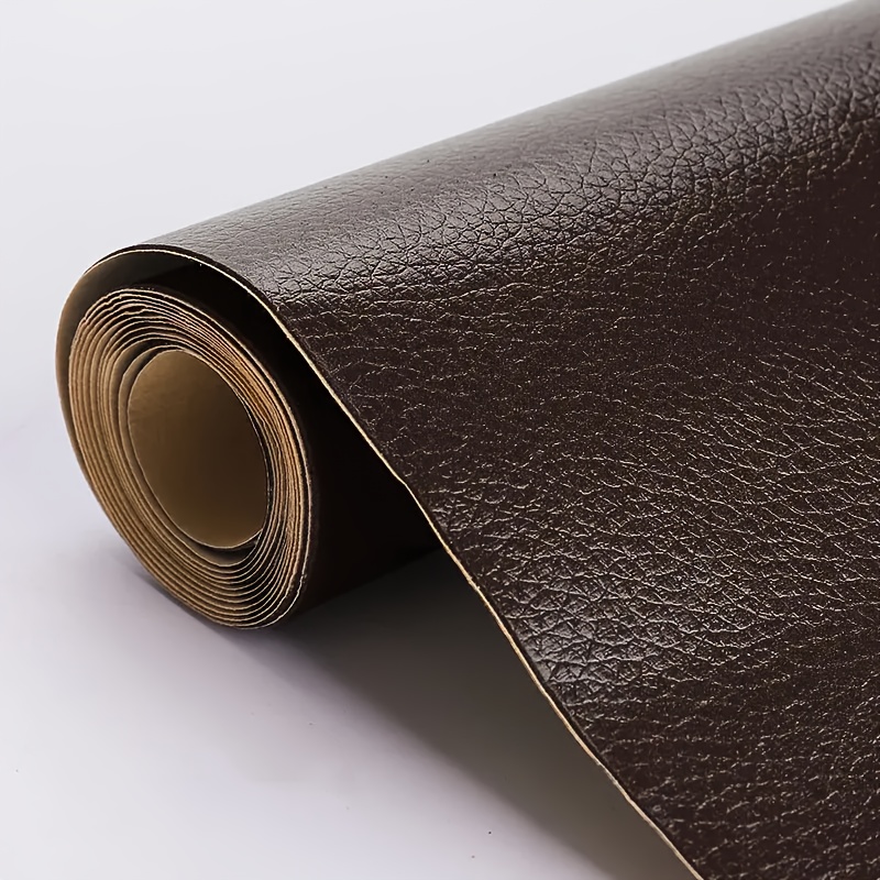 TEMU 10 X 100cm/3.94 X 39.37in Self-adhesive Faux Leather Repair Tape Waterproof And Scratch Resistant Self-adhesive House Repair Sofa, Motorcycle,