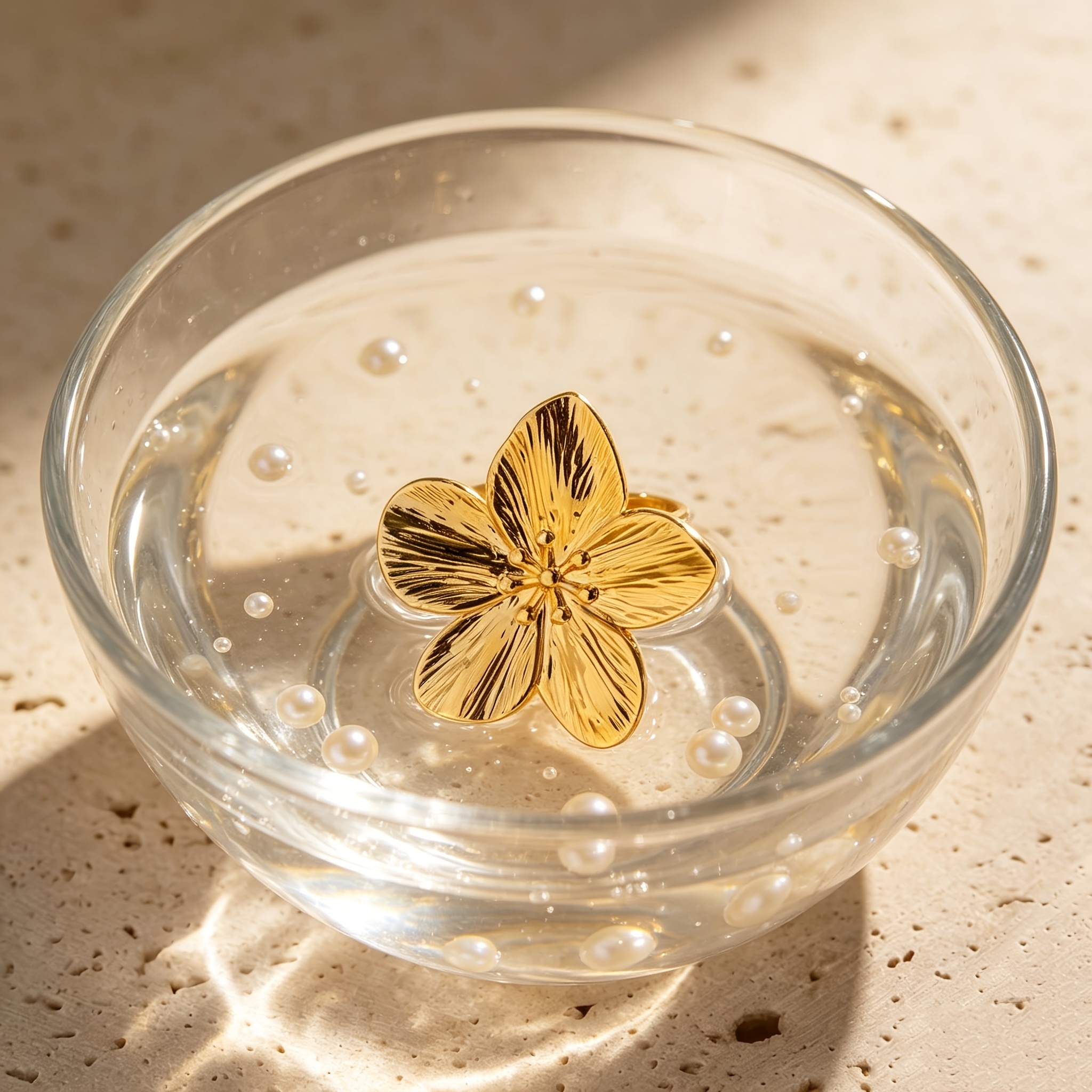 A European And American Flower Ring Opening Ring Is Fashionable And Versatile