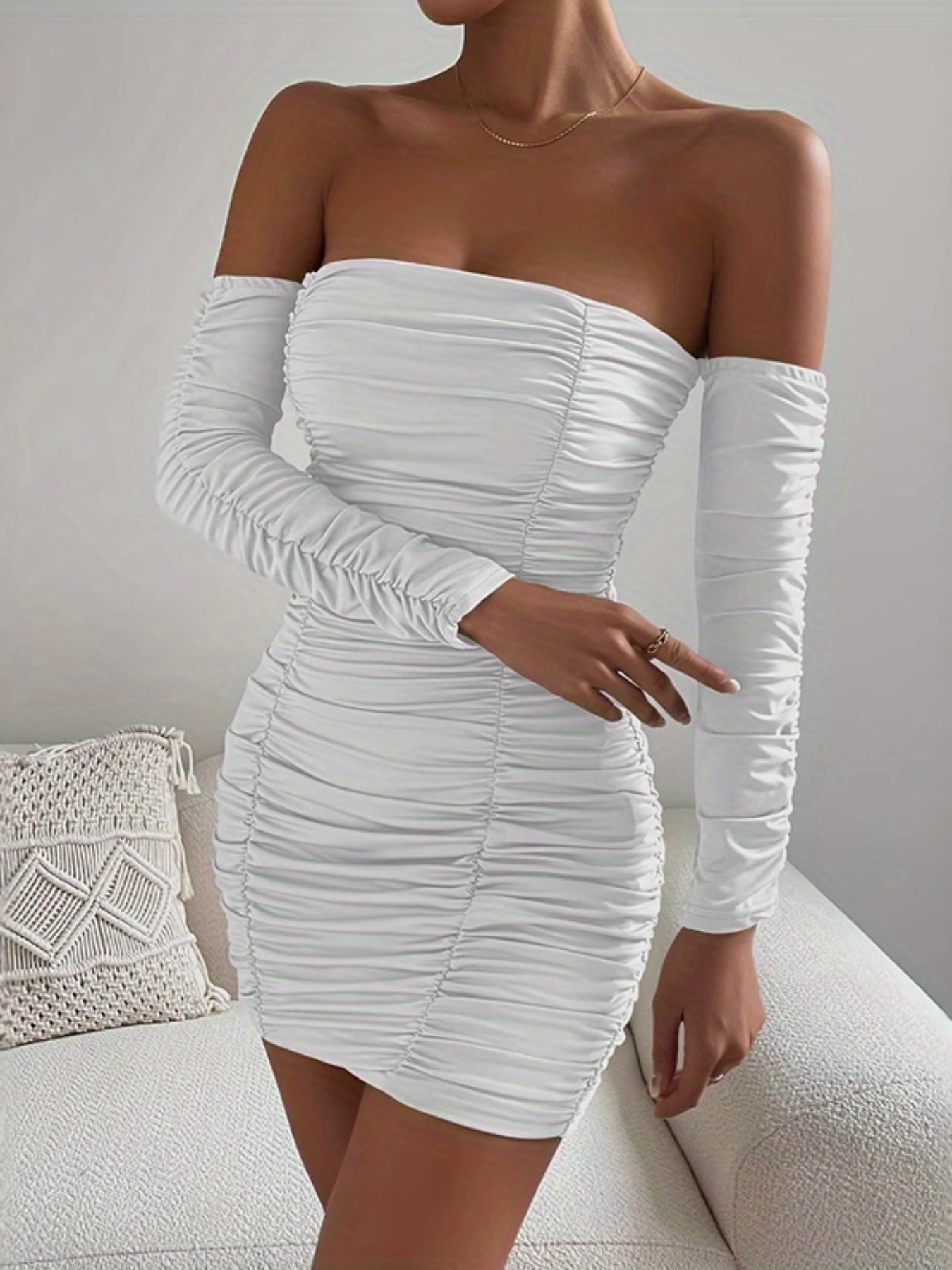 fendi dress off shoulder Fendi Black Viscose Cocktail Dress – JOHNYCARRIBEAN