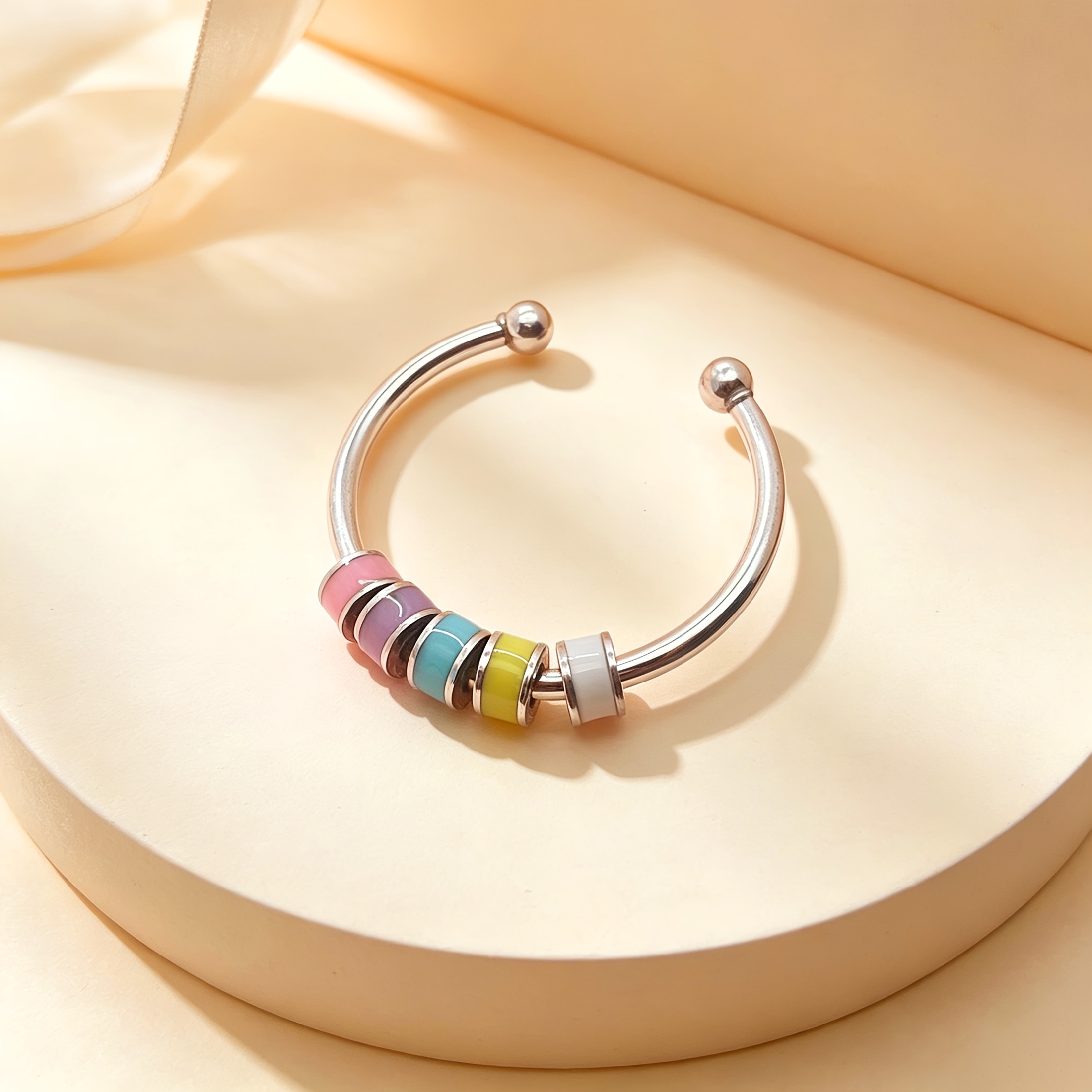 TEMU A Versatile Ring With Adjustable Size, Suitable For Daily And Party Occasions, Unisex
