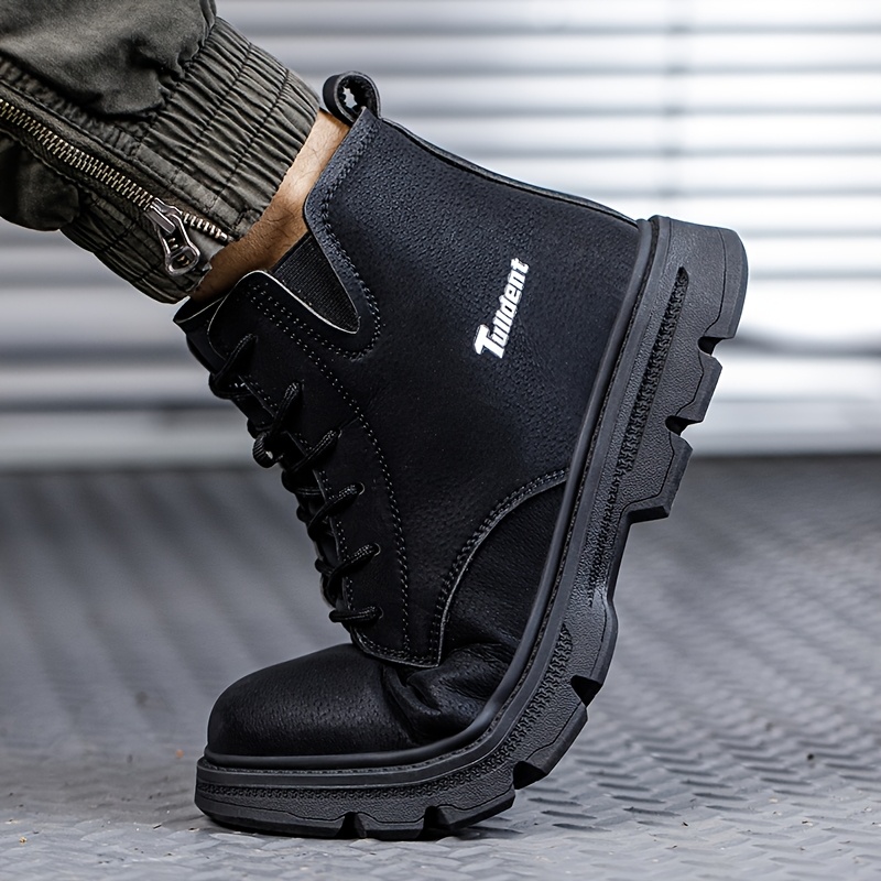 靴 MASU \"LEATHER BAT SHOES\" Guyisa Safety Steel Toe Anti-Smash Safety Shoes Soft Safety