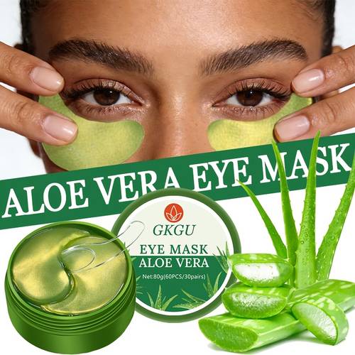 60pcs gkgu aloe ve hyaluronic mask powerful moisturizing firming diance low for all light beige types