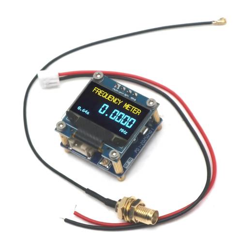 rf frequency meter counter 1khz 100mhz with oled display frequency counter suitable for ham radio transceiver fm rf testing professional use