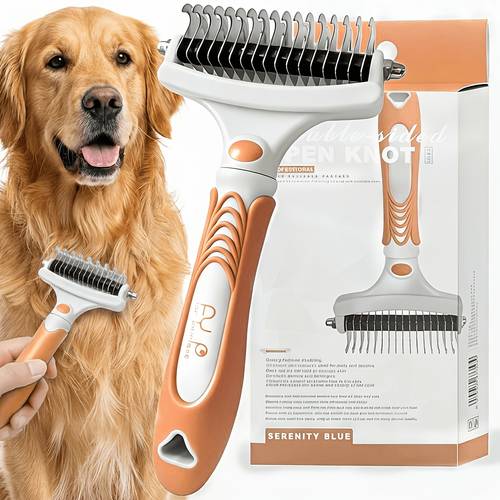 cepillo de para mascotas - cara, extragrande, para gatos y perros - cepillo para subpelo, reduce en un 95% - herramienta de para subpelo de perro | herramienta para desenmalezado y eliminación de pelo