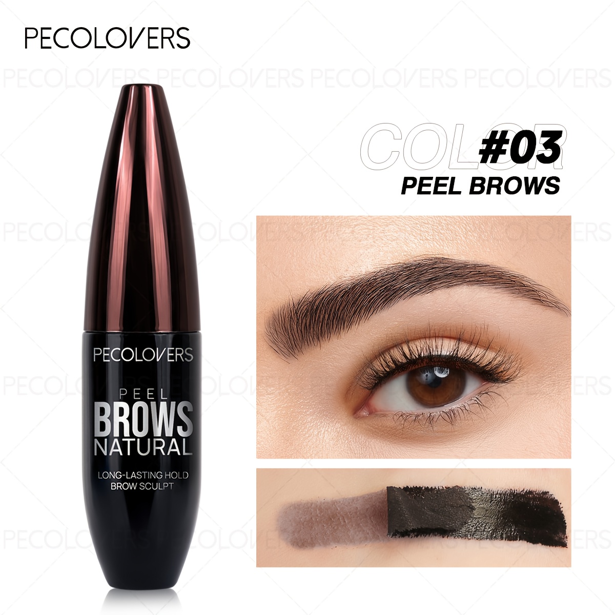 Off Eyebrow Gel Semi-permanent Waterproof Coffee/black Eyebrow Tint Cream Permanent Transfer-proof Eye Brow Tattoo Tint