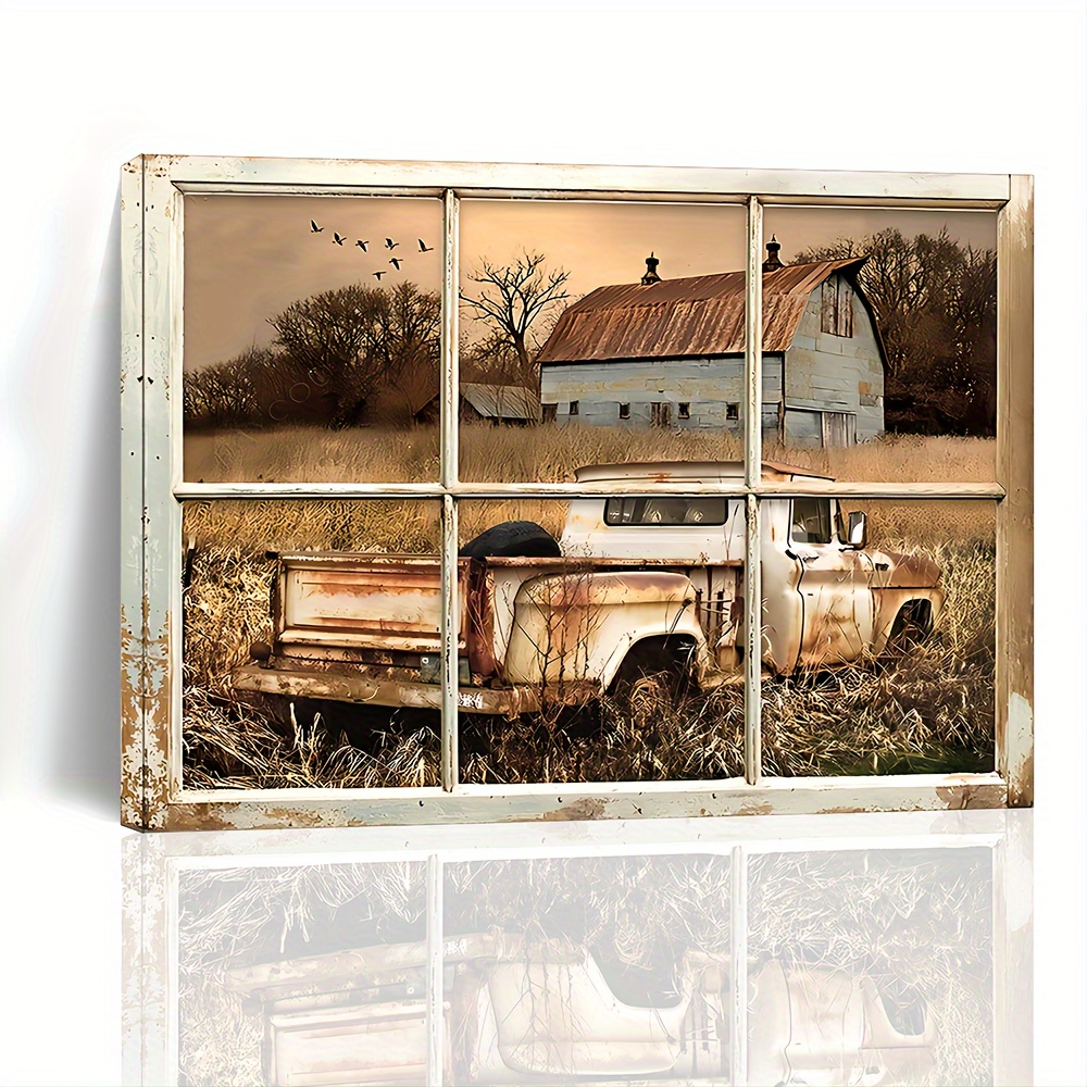 

1pc Wooden Painting And At Through Wooden ( )