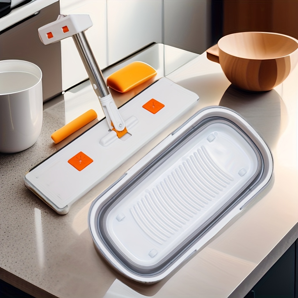 TEMU Mop, Detergent Tank, 2 Cleaning Cloths, Cleaning Tools, Brushes, Scrapers, Window And Floor Cleaning Brush Tools, Cleaning Tools Suitable For