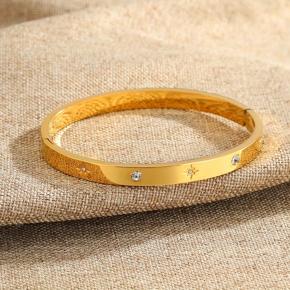 1/2pcs Stainless Steel Bracelet, Complete Fashion Stainless Steel Bracelet With Exquisite Waterproof Wearable Jewelry Gift For