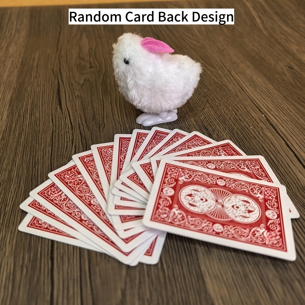 Rabbit Card Magic Prop: Jumps A 's Card, A Effect. Backs Are Random. Includes Instructional Video For Easy Learning. Reusable. Suitable As A Holiday Gift, Party Favor