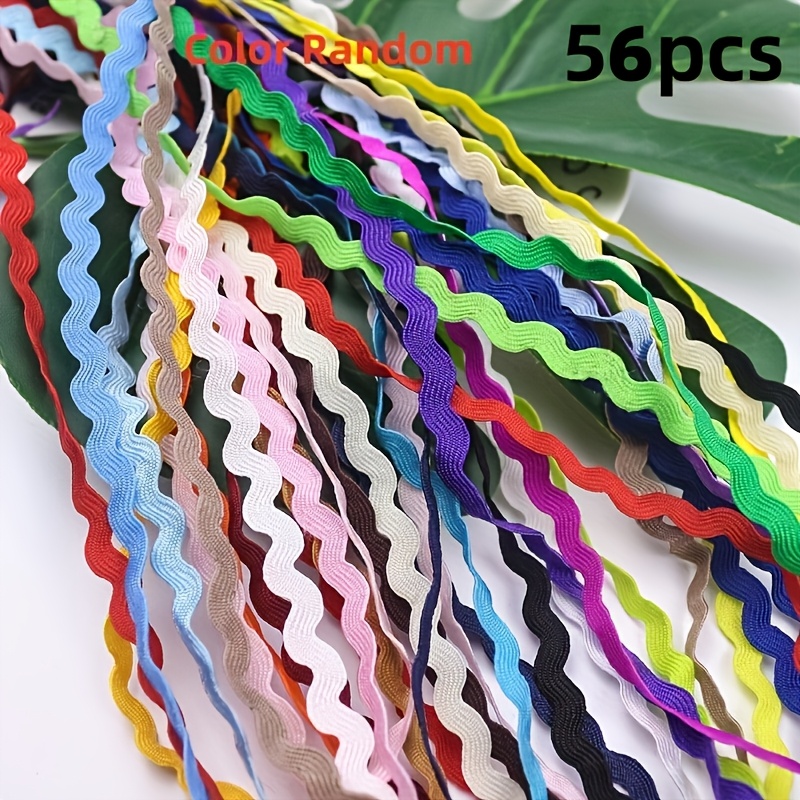 TEMU 26/56 pièces Sangle en ruban de dentelle incurvé de 28,5 cm - polyvalents pour bricolage floral, décoration de vêtements, événements saisonniers