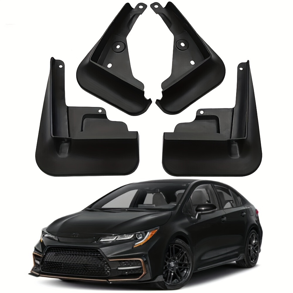 4Pcs Black Mud Flaps Splash Guards For Toyota Corolla Cross 2020-2024 - Dreamrefit