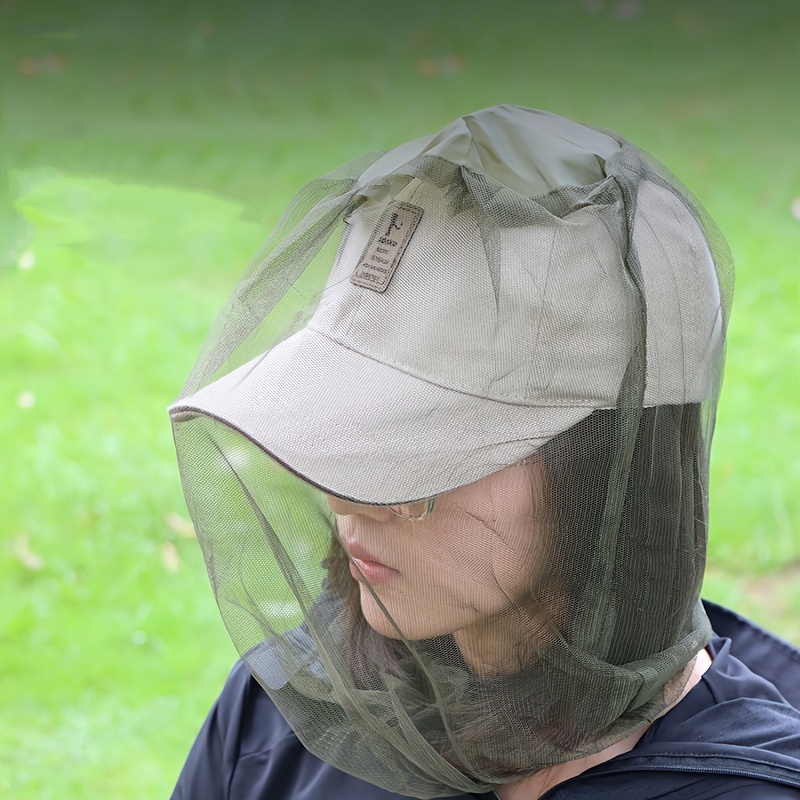 Outdoor Night Fishing Cap Insect-proof Mosquito Net Sunscreen Camp Hike Hat  Men and Women Anti-bee Cap Sunshade Mask