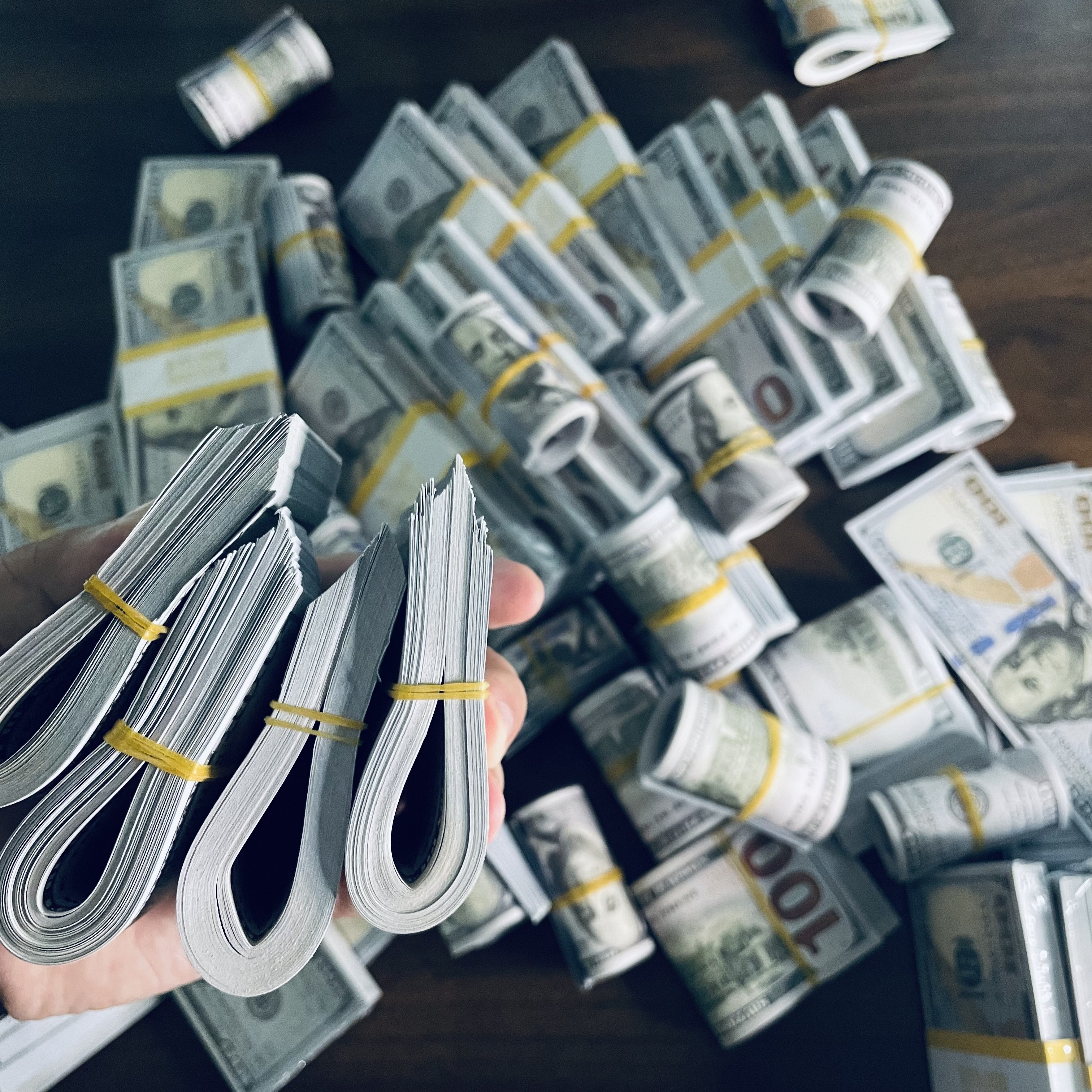 replica prop money set 100pcs of dollar christmas halloween parties filming movie props and board games details 0