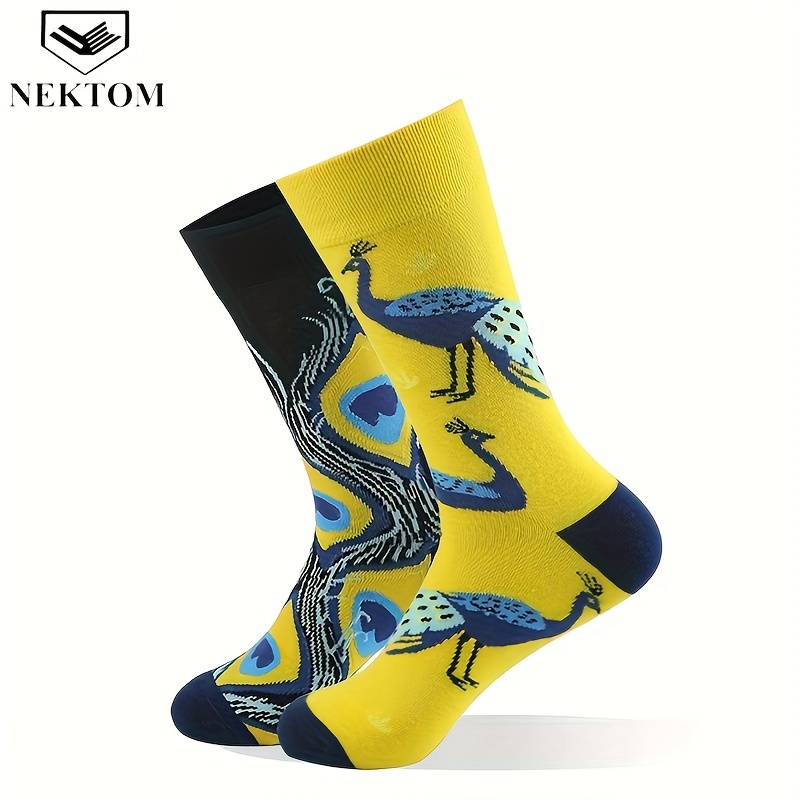 

Chaussettes à Motif Amusantes - Respirantes, Confortables en Mélange de Polyester pour Toutes les