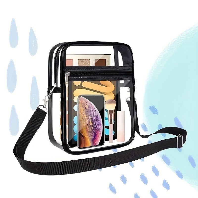 Clear Crossbody Bag Stadium Approved Concert Clear Bag