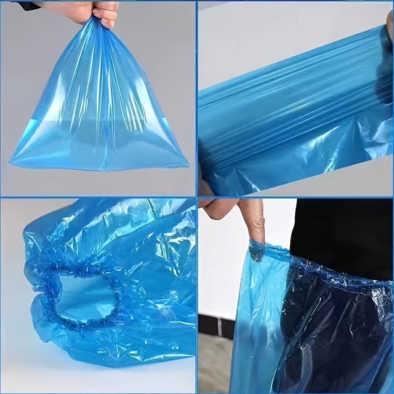 10pcs Lightweight Waterproof Shoe Sleeves Disposable Covers Hiking Save Your Shoes Blue Or White