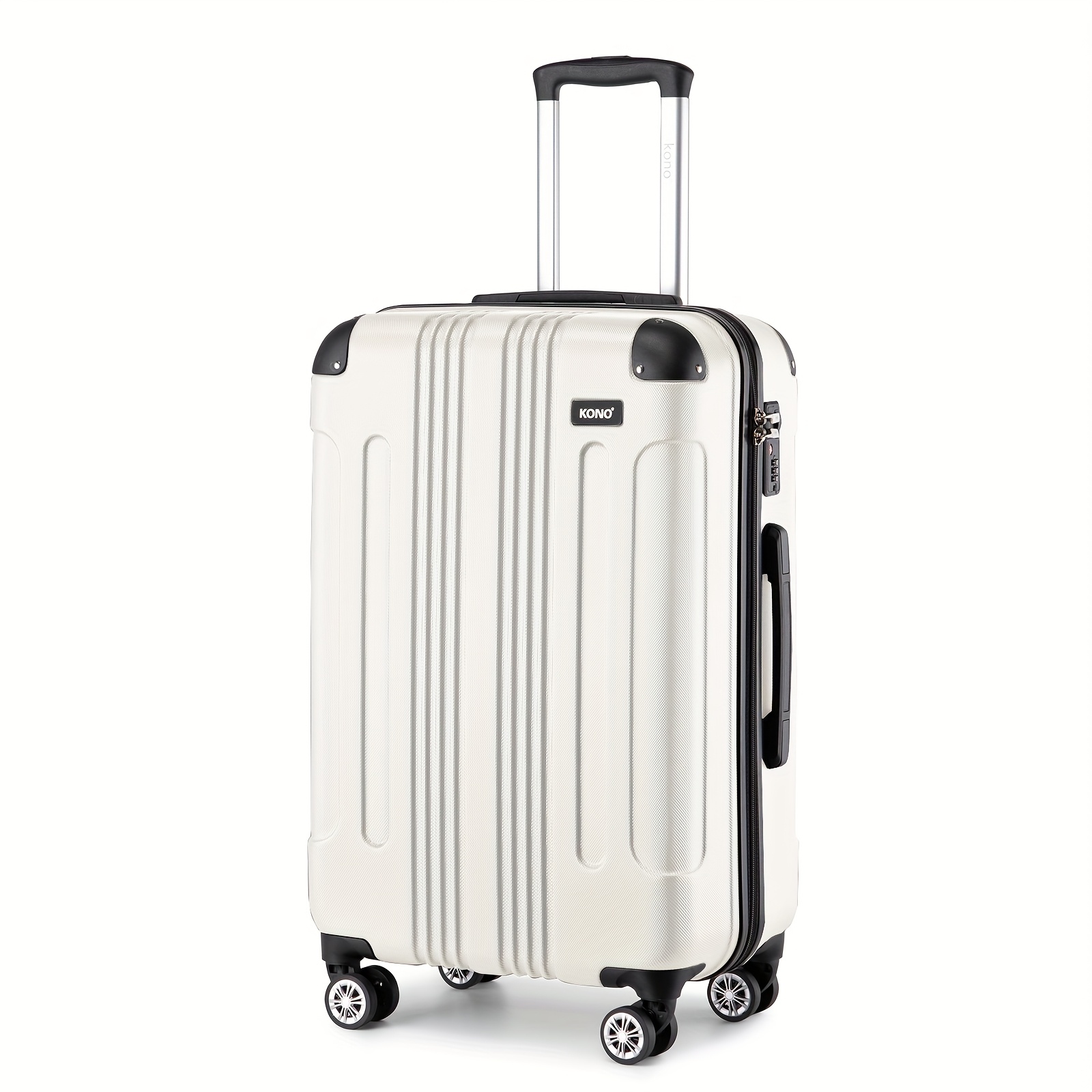 Image of 19inch 24inch 28inch Kono Suitcase Trolleys, Hard Shell Abs Travel Suitcase, Trolley Suitcase, 4 Spinner Wheels Back To School Holiday Gift
