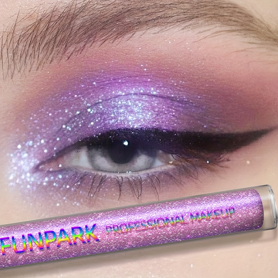 

Waterproof Liquid Eyeshadow Stick - Purple Shades, Matte & Glitter Finish, High Pigment, Long-lasting Eye Makeup