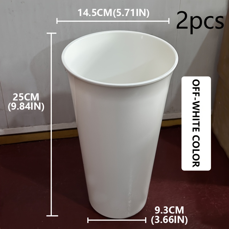 TEMU 2pcs Modern Nordic Indoor Flower Pots, Decorative Planters For Room, Minimalist Plant Pot Set Gardening Gift,home Decor