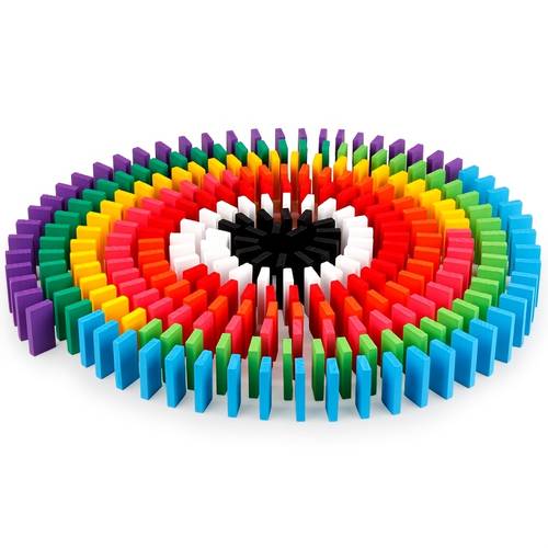 item picture 201 colorful domino building blocks a fun stacking and construction toy halloween birthdays and christmas gifts educational colors may