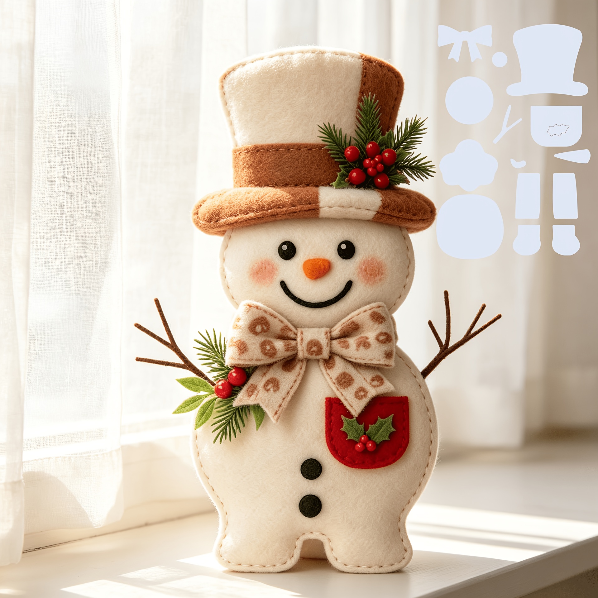TEMU 1 Set Of 14pcs Christmas Snowman Craft Templates, Artistic Decorative Templates, Reusable Painting Stencils, Suitable For Handmade, Painting,