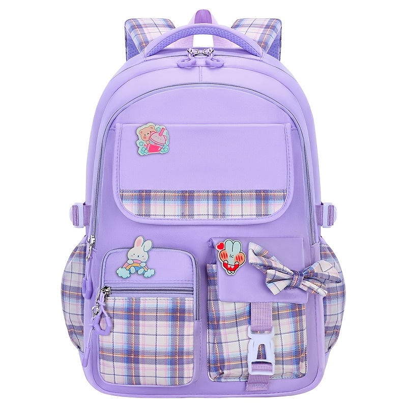 Kids Backpack for Girls, 3pcs/set Teens Girls School Backpack with Handbag,  Pencil Pouch Set, Cute Bookbag Travel School Bag for Elementary Middle Hig