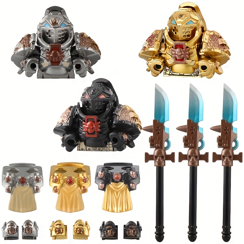 

1 Set Moc Accessories For 1.77-inch Action Figures - Abs Material, Includes , Armor, Weapons, Helmets, Ideal For Customization, Collectors, Ages 14+