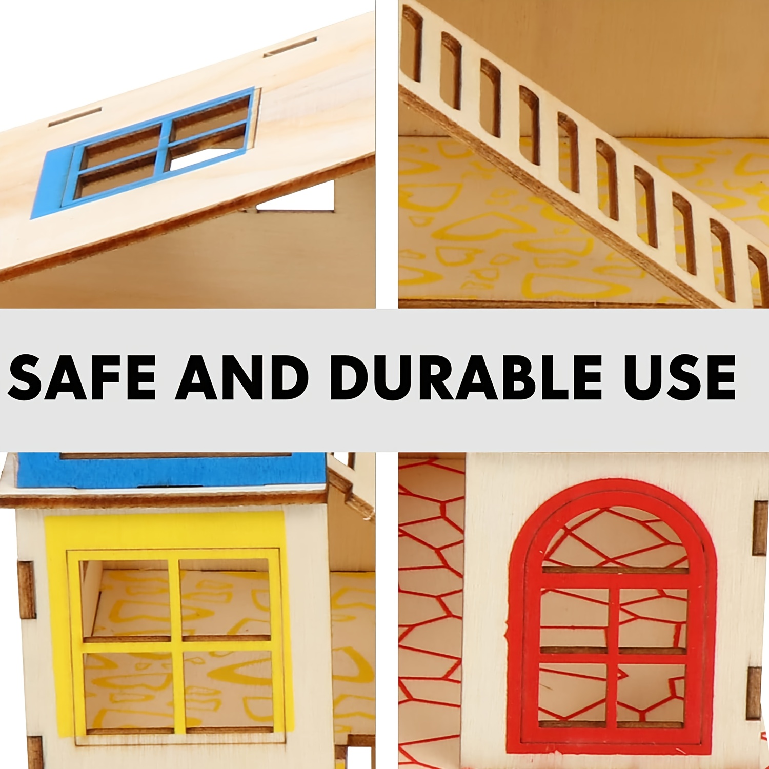 Hamster Castle Villa with Ladder for Small Animals