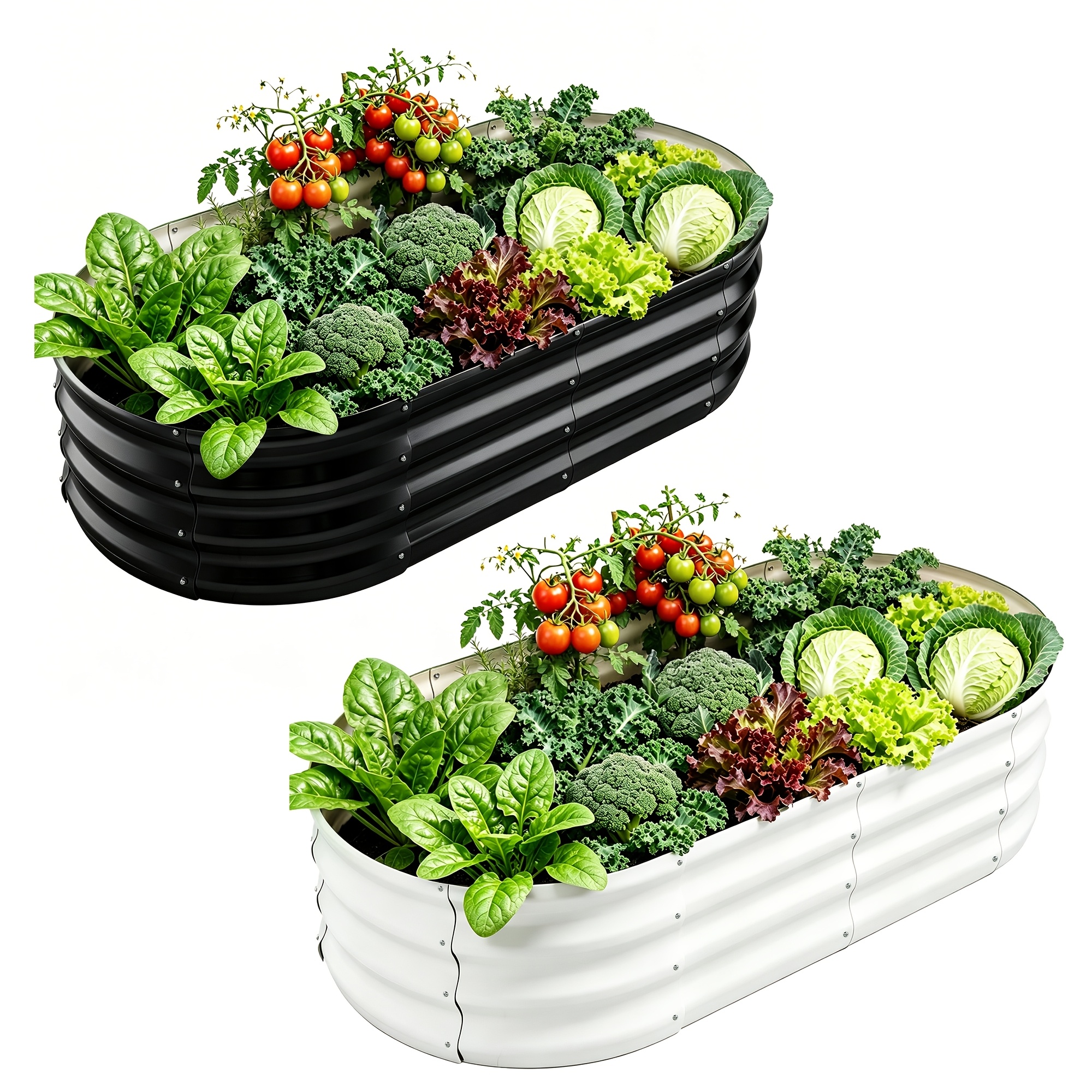 Planting Box, Metal Raised Garden Bed, Large Raised Garden Bed, Made Of Weather-resistant Metal, Suitable For Growing Vegetables And Flowers, 120*60*30cm