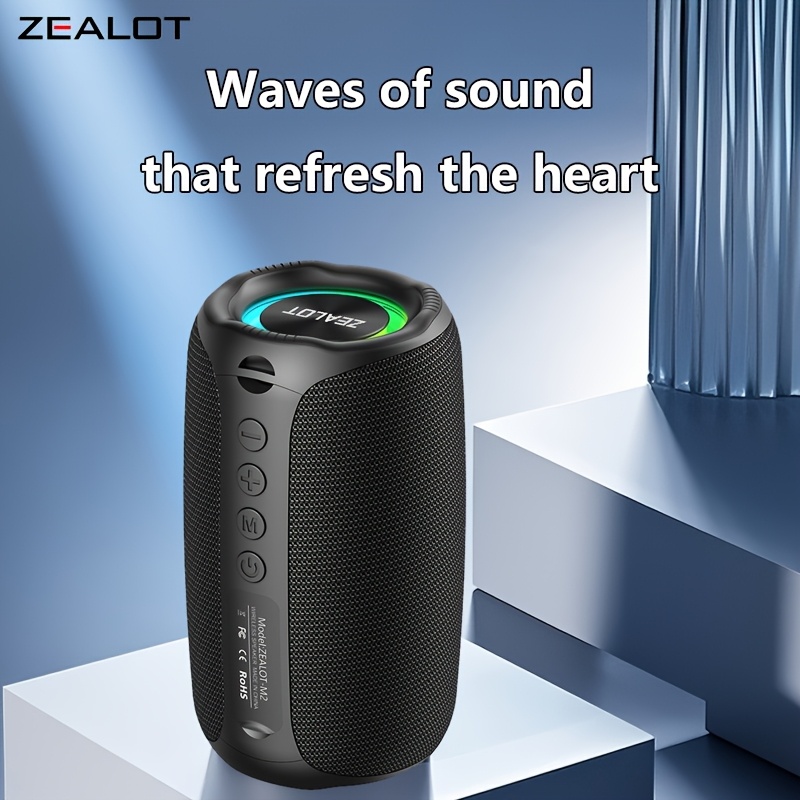 ZEALOT M2 Mini Portable Wireless Speaker with RGB