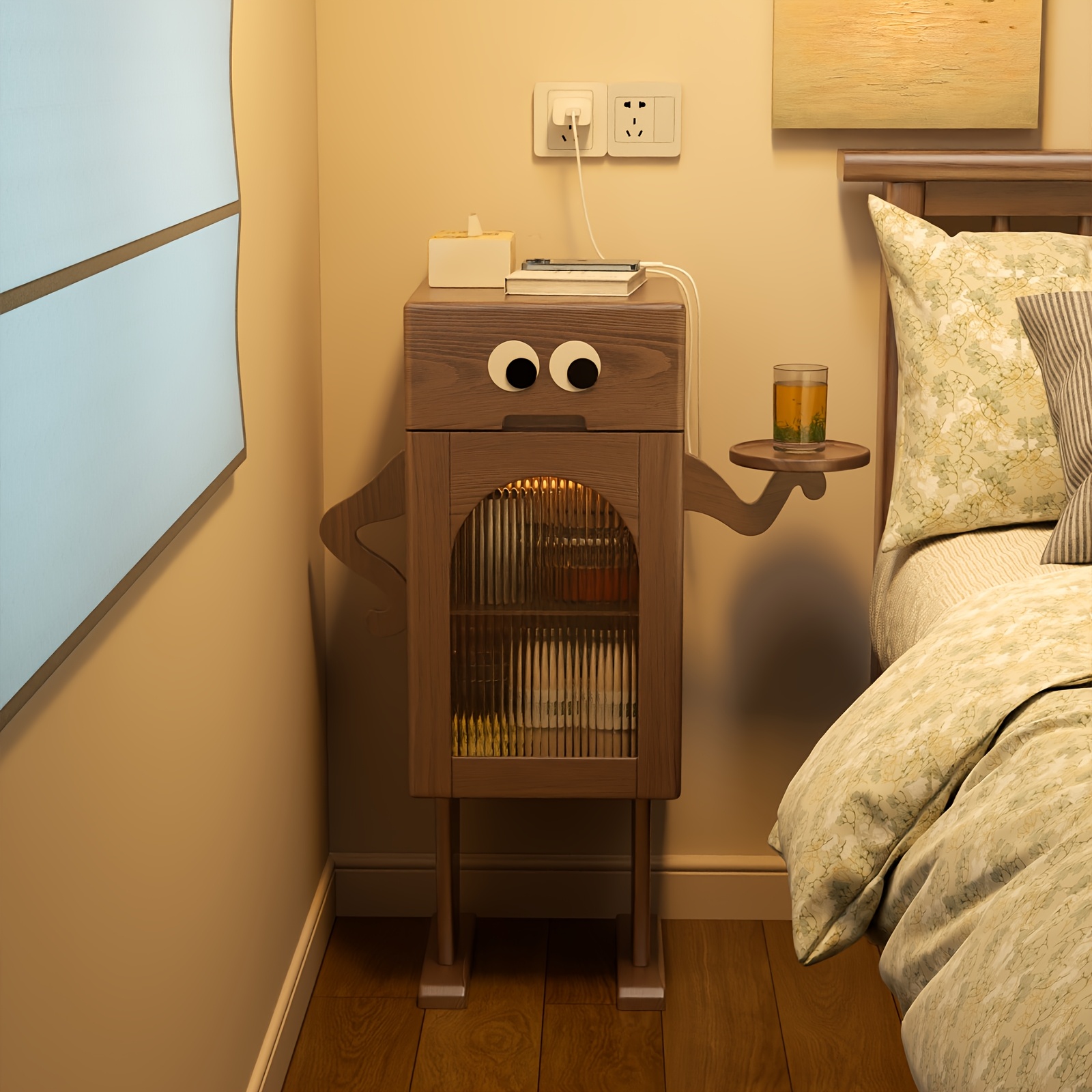 チェスト・キャビネット THE CONRANSHOP spindle bedside table CTH-Sherrill Occasional Living Room Side Table 960-627