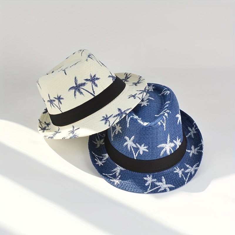 Sombrero De Sol Tejido De Paja De Verano Para Hombres, Transpirable  Sombrero Con Protección Solar Estilo Jazz De Moda Casual, Elección Ideal  Para Regalos - Joyería Y Accesorios - Temu Chile