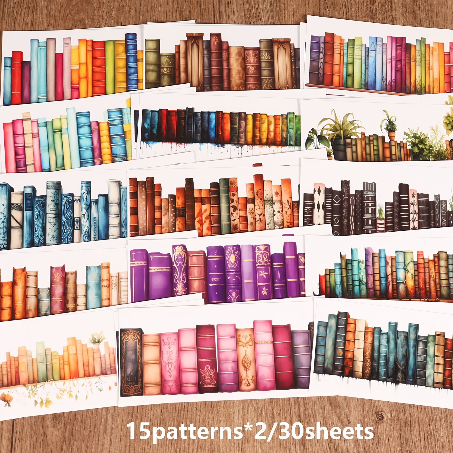 TEMU Jaiiman 30sheets(7.09*3.15in) Large Size Pet Transparent Vintage Book Border Style Self-adhesive Preppy Stickers, Diy Scrapbook Decals, For