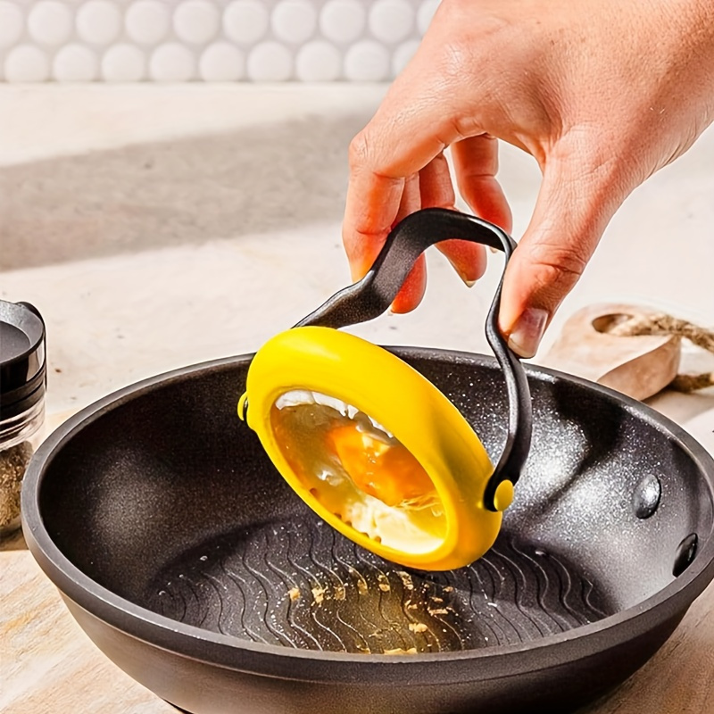 

Silicone Egg Ring, With Non Stick Egg Cooking Molds And Insulated Handles, Frying Eggs, Pancakes, And Sandwiches - Heat-resistant And Leak Proof