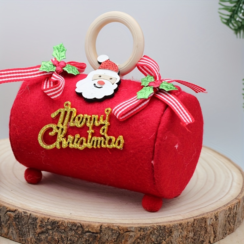 Image of Christmas Candy Packaging Boxes, Christmas Gift Boxes, Hand-held Santa Claus Gift Packaging Boxes, Christmas Ornament Small Gifts