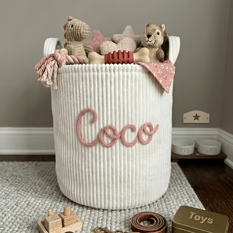 Personalized Custom Storage Basket for Room Organization