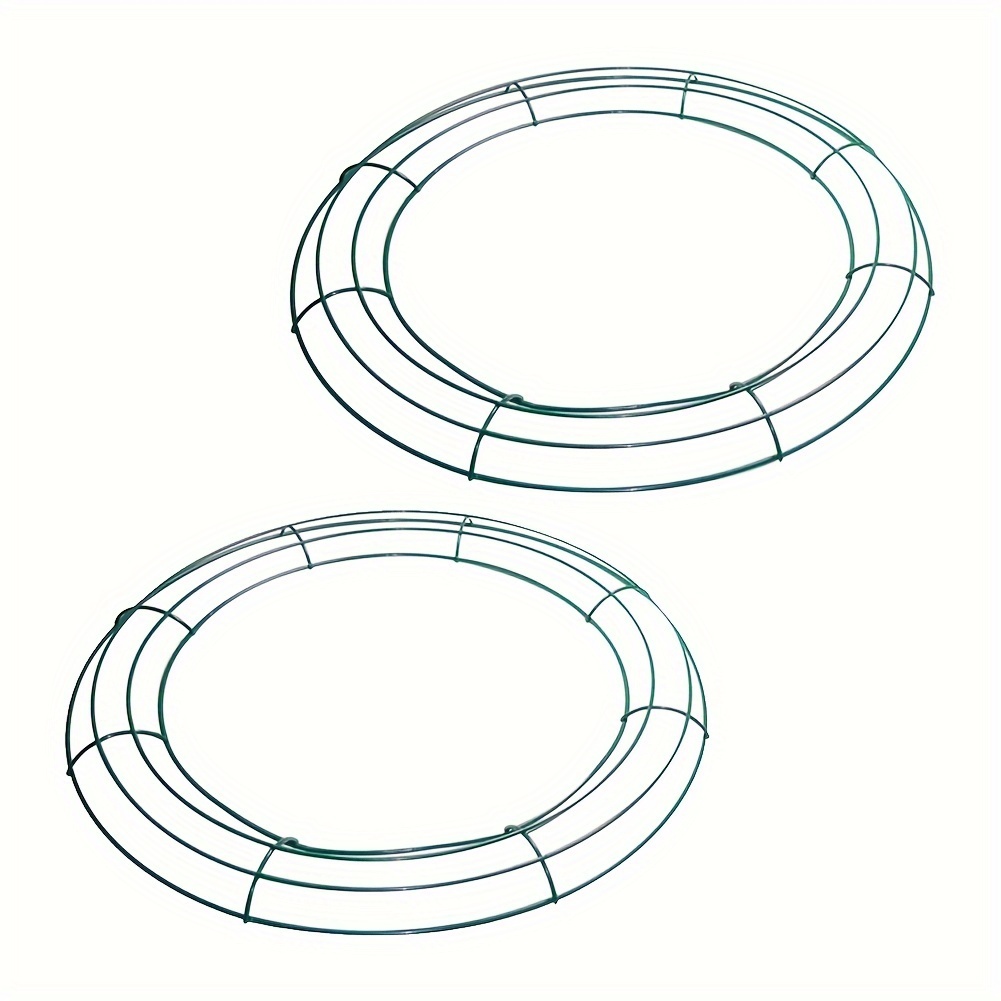 TEMU A Set Of Mesh Frames In Sizes 8 Inches, 10 Inches, 12 Inches, 14 Inches, And 16 Inches, Available And Black, For Making Metal Wreaths For