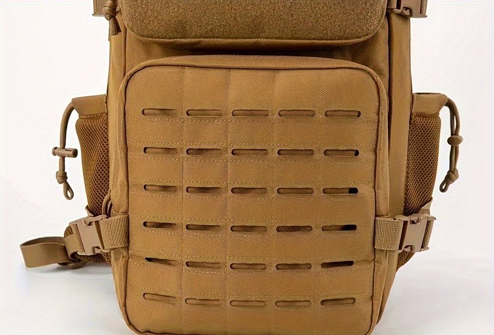 Large Capacity Outdoor Sports Backpack for Men - Durable Oxford Fabric, Adjustable Strap, Zipper Closure, Multiple Compartments with Mesh Pockets, Ideal for Hiking, Travel, and Everyday Use, Travel Gear | Adjustable Strap Backpack | Zippered Backpack