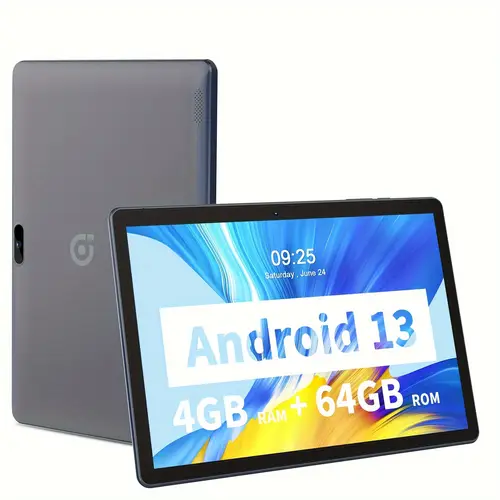 10 1 inch 13 tablet 4gb 2gb 2gb expanded 64gb rom supports 1tb rom expanded memory supports sim card 6000mah battery core processor hd ips screen tablet pc new 2025 pad wi fi