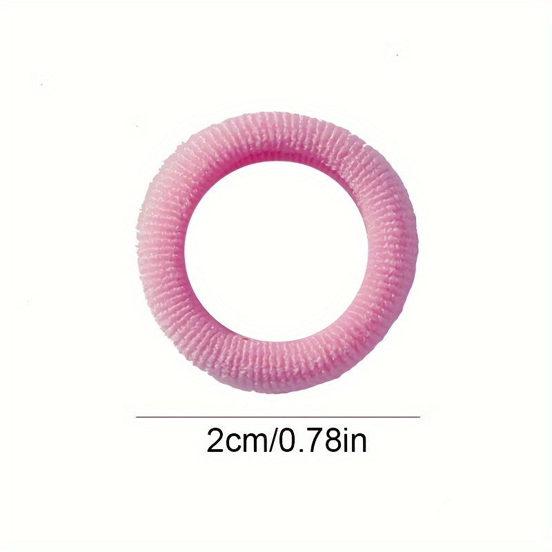 Basics Nylon Hair Ties, Mixed Color Small Fresh Hair Rope, High Elasticity Hair Bands for Girls