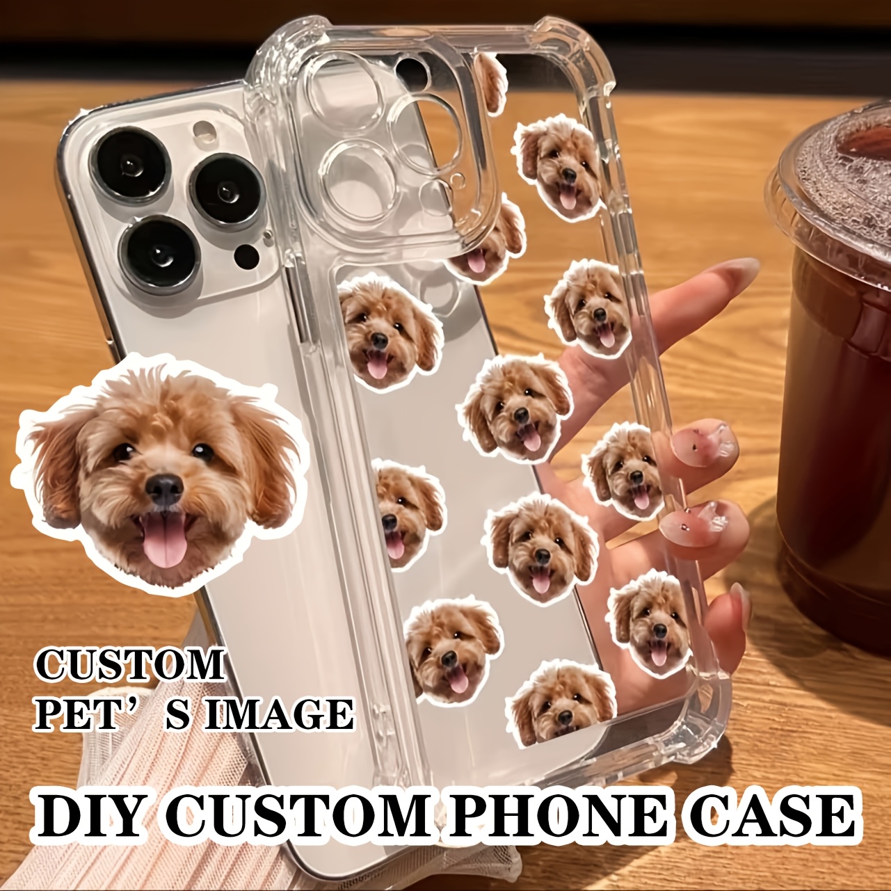 TEMU Phone Case: Diy Fun Phone Case, Self- Transparent Soft Case, Suitable For Iphone 11/12/13/14/15 Plus/16 Pro Max/17 Air/pro/promax Series, For