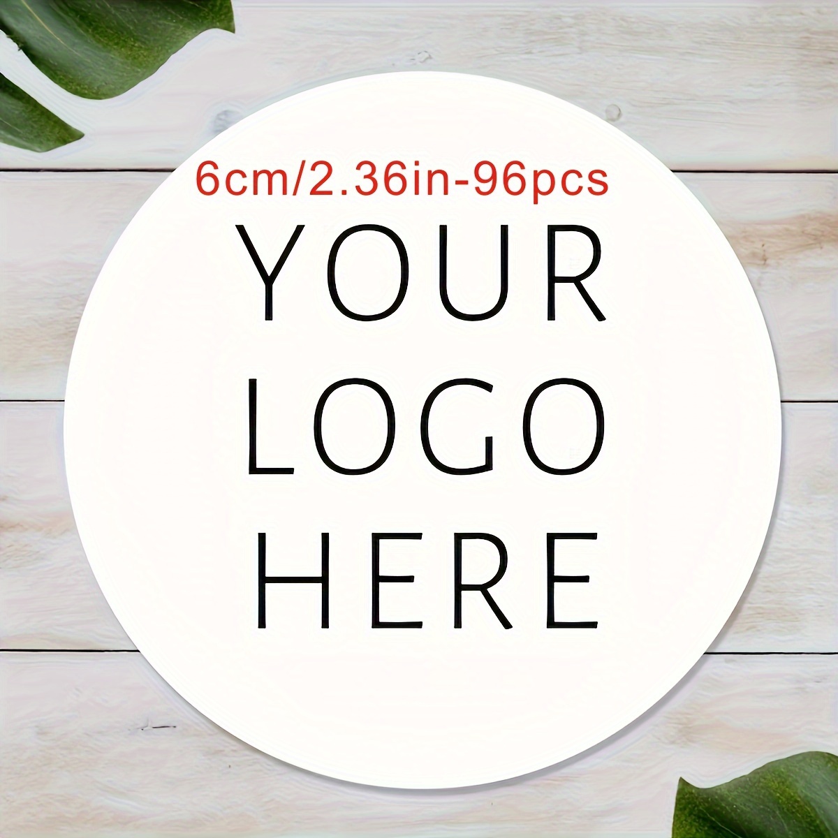 3/4/5/6/7cm Custom Sticker And Customized Logos Wedding Birthday Baptism Stickers Design Your Own Stickers Personalize Stickers