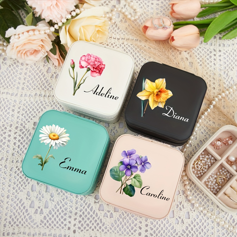 

Customizable Jewelry Box, Personalized , For , , 's Day , , Rectangular, Snap , Plastic , No Required, Jewelry Boxes