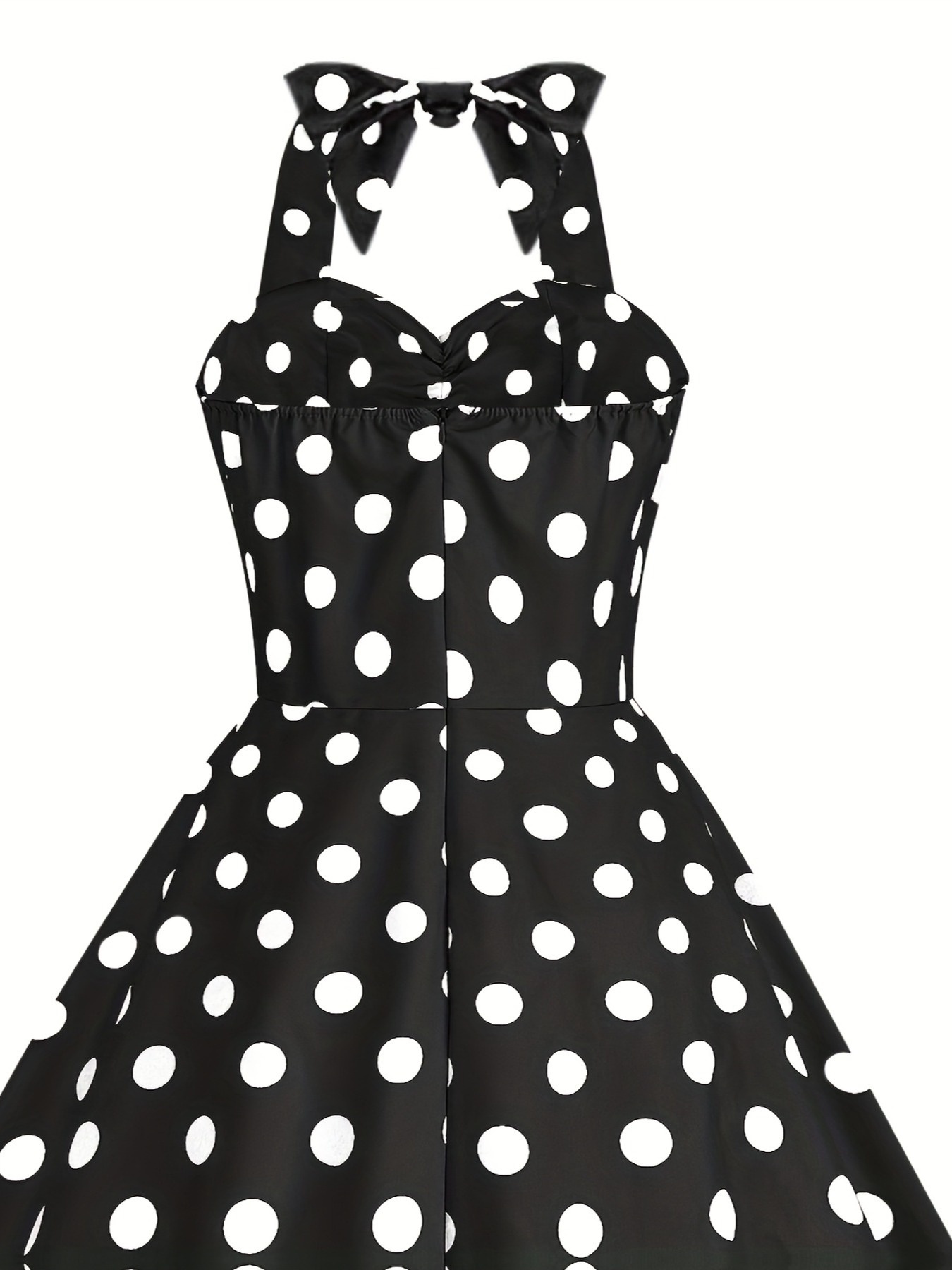 vintage hepburn style halter neck polka dot dress 50s 60s - Temu Mauritius