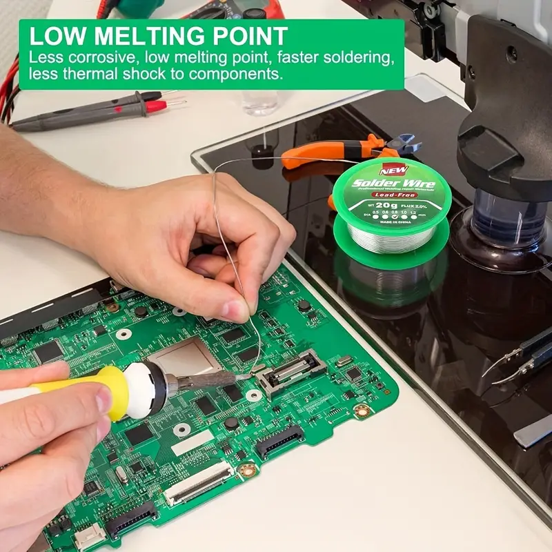 rosin core wire sn99 3 cu0 7 wire diameter 0 6 0 8 1 0mm flux content 2 0 tin wire is suitable for electrical appliance repair welding automotive parts welding repair daily maintenance needs Product details 8